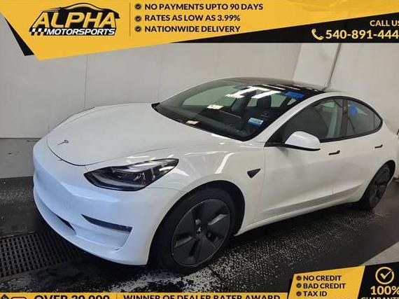 TESLA MODEL 3 2021 5YJ3E1EB2MF013063 image